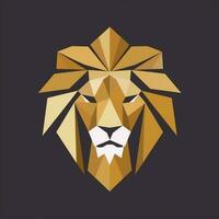 Lion head logo photo