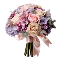 Wedding flower bouquet isolated png