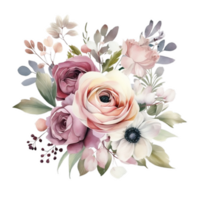 Flowers wedding bouquet png