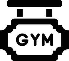 Gym Board Vector Icon Design Illustration