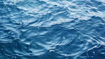 AI generated Rippled Water Texture Background photo