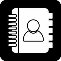 Contact Book Vector Icon