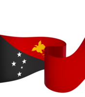 Papua New Guinea flag element design national independence day banner ribbon png