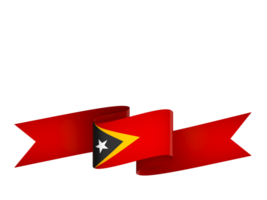 East Timor Timor Leste flag element design national independence day banner ribbon png