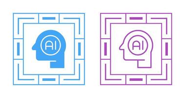 Artificial Intelligence Vector Icon