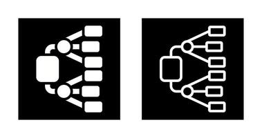 Network Diagram Vector Icon