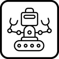 Industrial Robot I Vector Icon