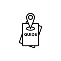 guide icon vector design templates