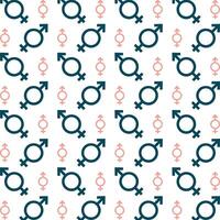 Gender trendy repeating fashion pattern vector illustration background