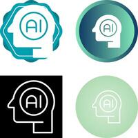 Artificial Intelligence Vector Icon