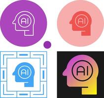 Artificial Intelligence Vector Icon