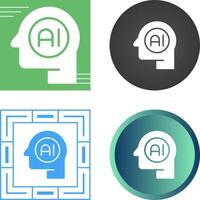 Artificial Intelligence Vector Icon