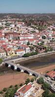 vertical vídeo cidade do Silves Algarve Portugal video