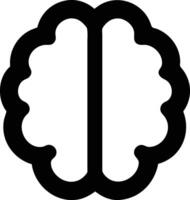 Brain icon design, graphic resource vector