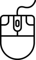 Mouse Line Icon vector