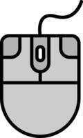 Mouse Line Filled Icon vector