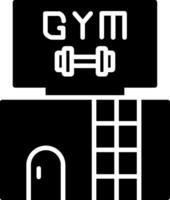 Gym Glyph Icon vector