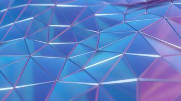 abstract background of a blue and purple polygonal pattern video