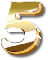 Gold Alphabet Letter and Number png