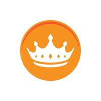 Crown Logo Template icon illustration design vector