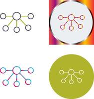 Nodes Icon Design vector