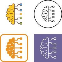 Brain Icon Design vector