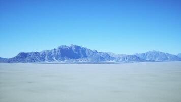 Aerial View of Mountain Range video