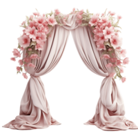 Elegant Wedding Flower Arch Cutouts png