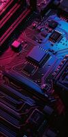 Vibrant Circuit Board photo