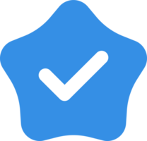 Verified badge profile Icon png