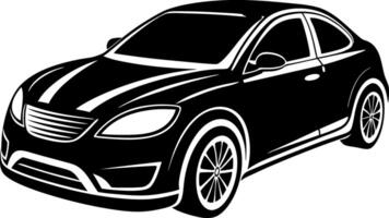 car silhouette illustration Design on a white background vector