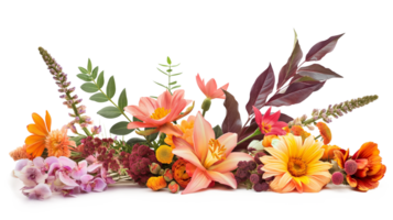 Flower arrangement isolated on a transparent background png