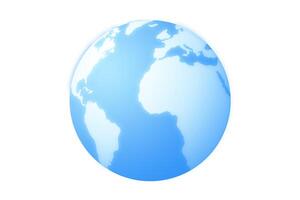 Earth Globe icon. photo