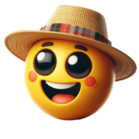 Smiley Cowboy Emoji png