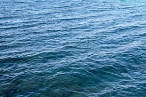 Rippled surface of seawater, full frame photo