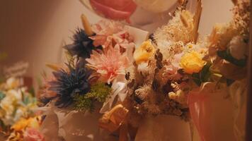 Vibrant Dried Flower Bouquet video