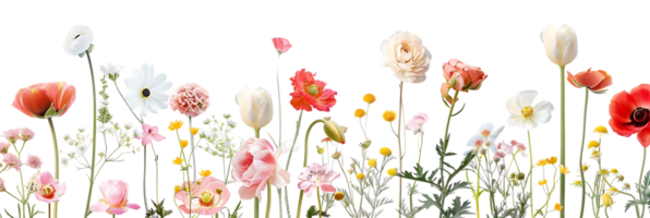 Vibrant Blooms on a Transparent Background png