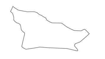 outline sketch map of Maribor in Slovenia video