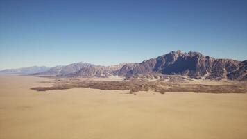 Aerial View of Desert Mountain Range video