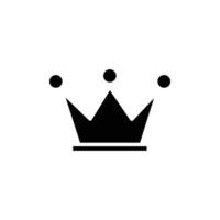 Crown icon isolated vector