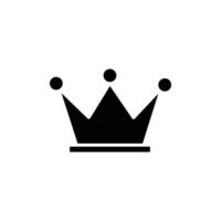 Crown icon isolated vector