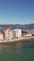 cidade do sanxenxo, Espanha vertical video