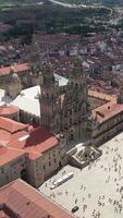 cidade catedral do santiago compostela, Espanha video