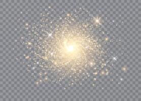 Christmas stars and magical dust particles for abstract patterns vector