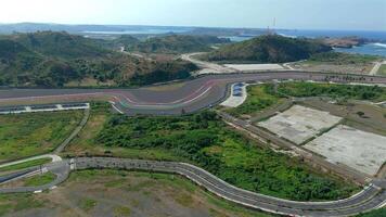 Drone View of the Race Track video