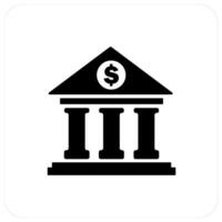 Bank and institution icon concept vector