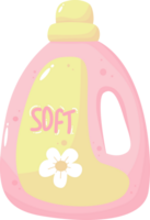 cute laundry illustration softener png