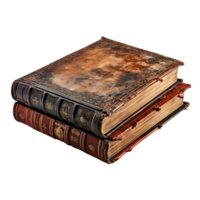 Old book isolated on transparent background png