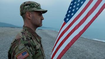 Soldier Away From Home During Memorial Day video