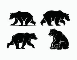 Cubs and Care Bear Silhouettes EPS vector